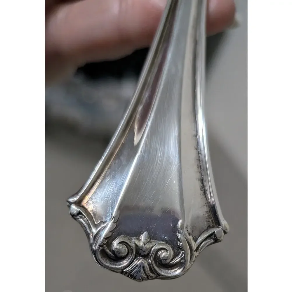 Vintage Reed & Barton French Chippendale Silverplate Flatware Set - 35 Pieces